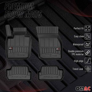 MINI COOPER F56 Floor Mat - Omac - Premium TPE - Black - '14-'24